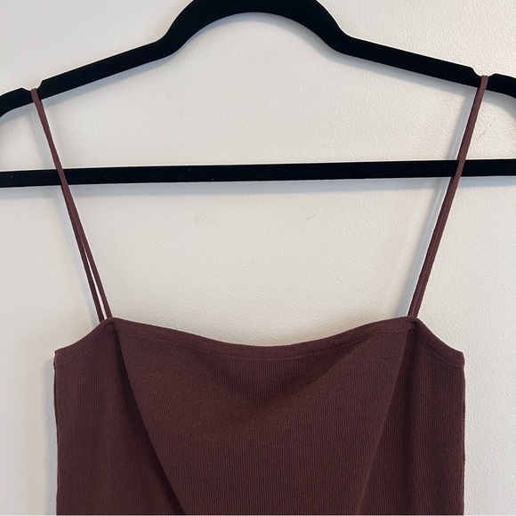 NWT Oak + Fort Stretch Spaghetti Strap Tank Top Size Small - Picture 4 of 12